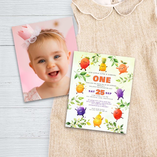 Lámina Fruto de Baile Presupuestario Foto Fiesta de Cumpl (Front and back view)