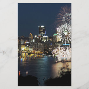 Lámina Fuegos artificiales de Pittsburgh