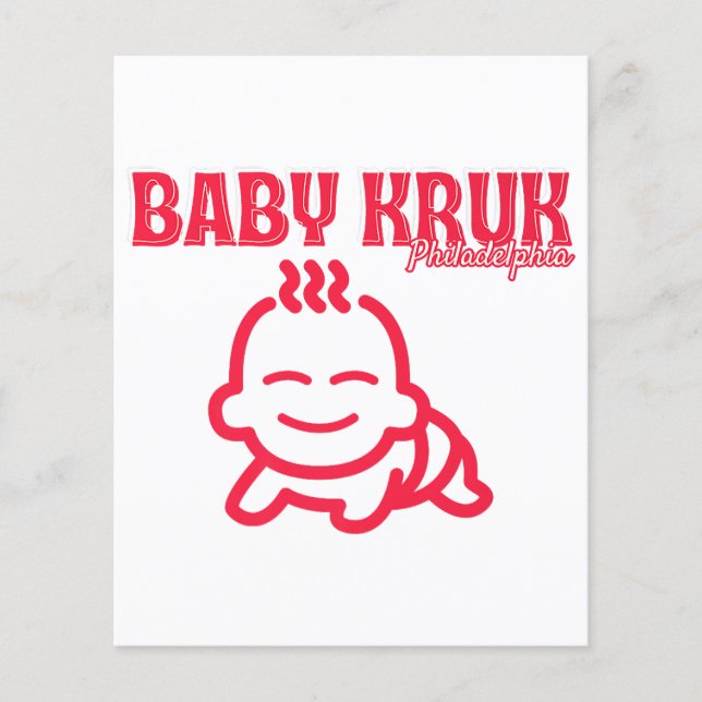 Lámina Funny Baby Kruk Philadelphia Premium (Anverso)