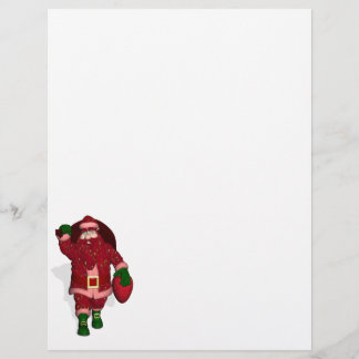Lámina Funny Santa Claus Strawberry Farmer