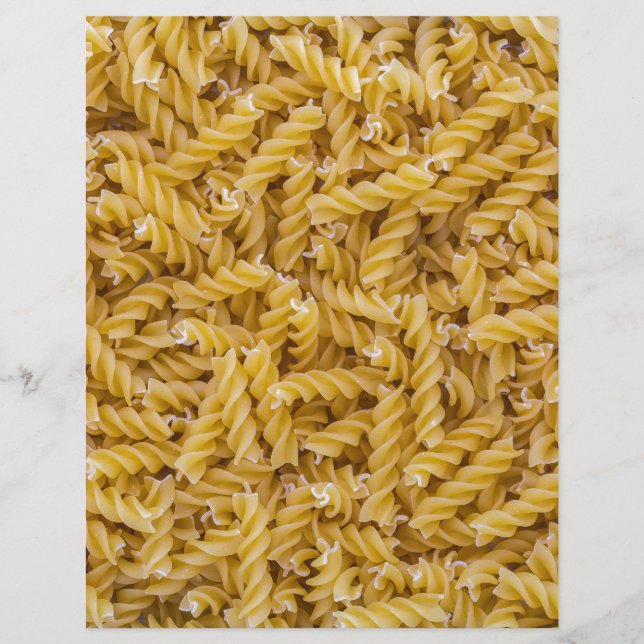 Lámina Fusilli pasta macro como fondo (Anverso)