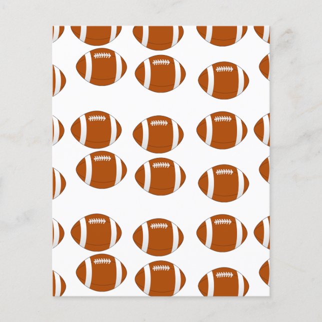 Lámina fútbol americano (Anverso)