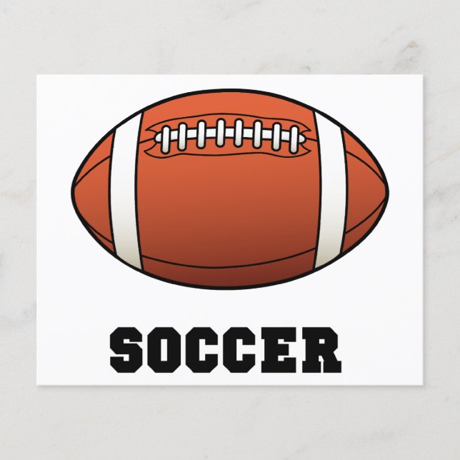 Lámina Futbol de fútbol (Anverso)