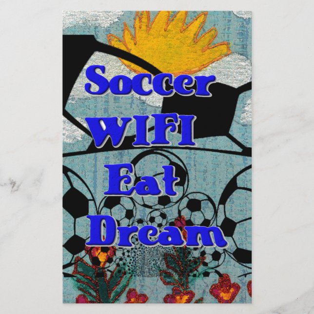 Lámina Fútbol WIFI Come Sueña – Impresión de Arte Deporti (Anverso)