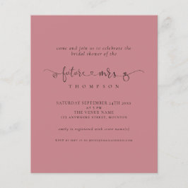 Lámina Futuro presupuestario Invitación de la Sra. Bridal