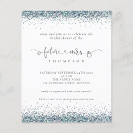 Lámina Futuro presupuestario Sra. Blue Purpurina Bridal S