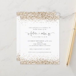 Lámina Futuro presupuestario Sra. Gold Purpurina Bridal S