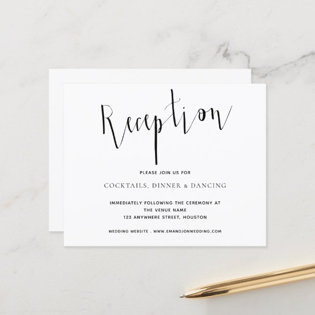 Lámina Gabinete Boda de detalles de recepción elegante de (Anverso/Reverso In Situ)