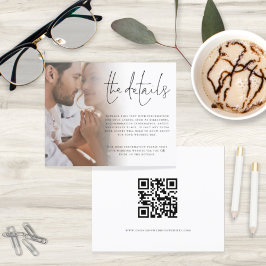 Lámina Gabinete de detalles del Boda de código QR de la f