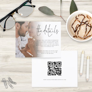 Lámina Gabinete de detalles del Boda de código QR de la f