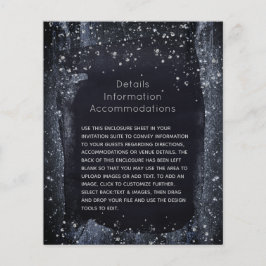 Lámina Gabinete de detalles del Boda nocturno estrellado