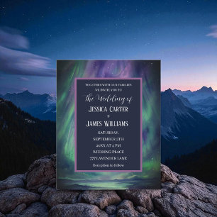 Lámina Galaxia Luces del Norte Estrellas celestes exterio