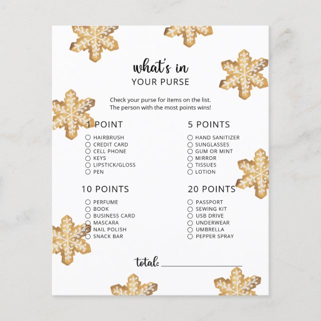 Lámina Galleta pequeña que hay en tu bolso juego de ducha (Anverso)