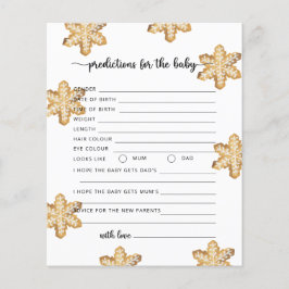 Lámina Galletas de jengibre predicciones y consejos para 