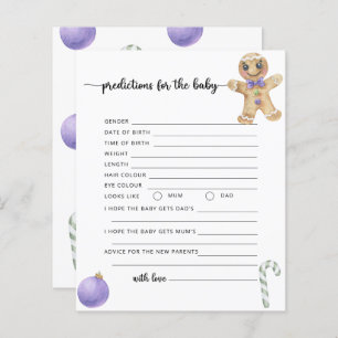 Lámina Galletas de jengibre predicciones y consejos para