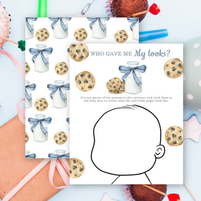 Lámina Galletas de leche, ducha de bebé ¿Quién me dio mi  (Subido por el creador)