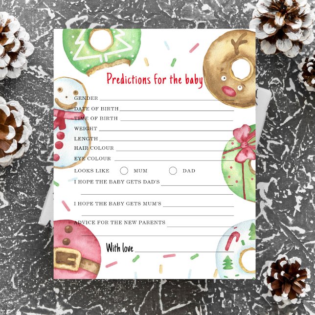 Lámina Galletas navideñas Predicciones y consejos para la (Subido por el creador)