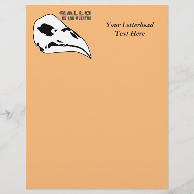 Lámina Gallo De Los Muertos (Anverso)