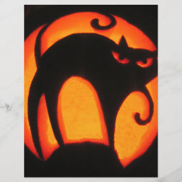 Lámina Gato de Halloween