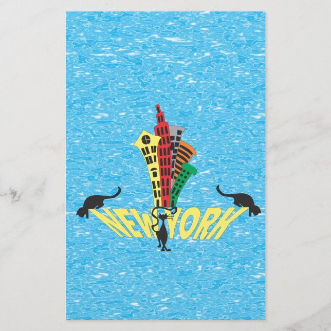 Lámina Gato de Nueva York (Anverso)