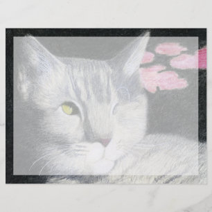 Lámina Gato de tabla