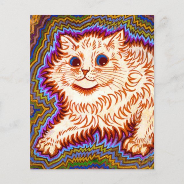 Lámina Gato Kaleidoscope (Anverso)