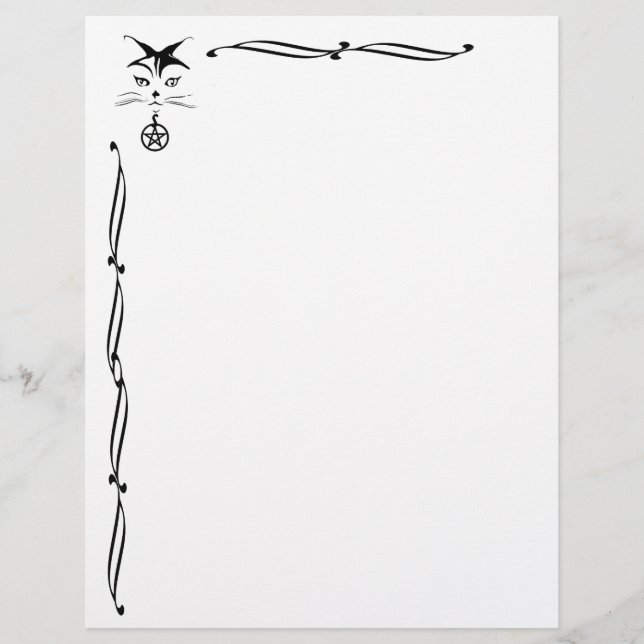 Lámina Gato Wiccan (Anverso)