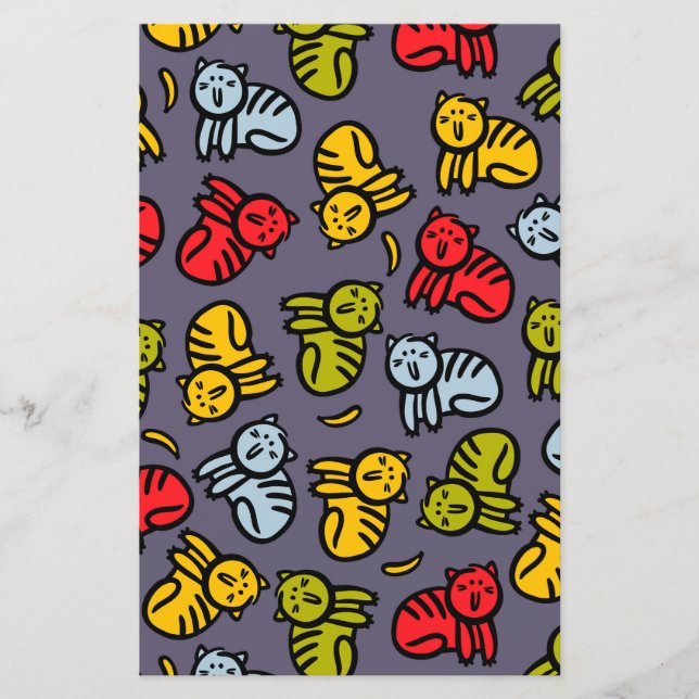 Lámina Gatos más bananas (Anverso)