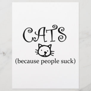 Lámina Gatos porque la gente succiona