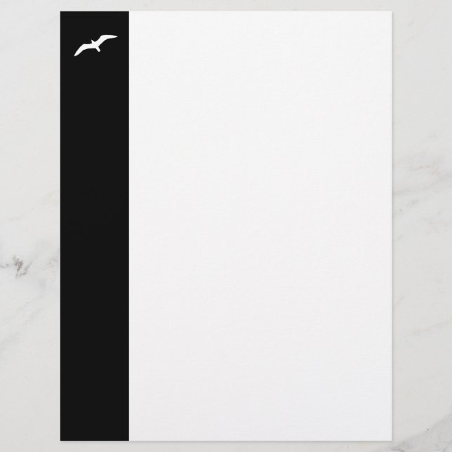 Lámina Gaviota Blanca (Anverso)