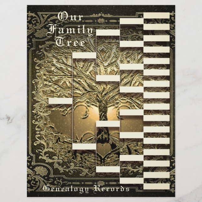 Lámina Genealogy Pedigree (Anverso)
