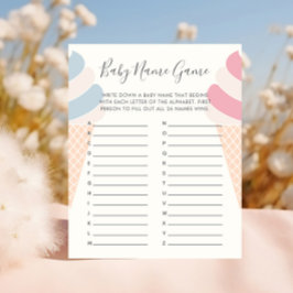 Lámina Género de la crema de hielo de Waffle revelar nomb