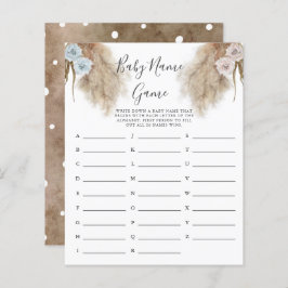 Lámina Género Revelar Pampas Grass Nombre Ducha juego