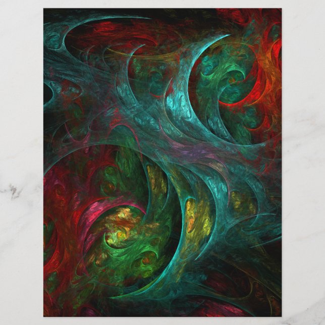 Lámina Génesis Abstrato Art Letterhead (Anverso)