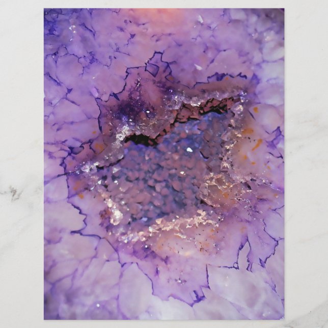 Lámina Geode de Amethyst Falln (Anverso)