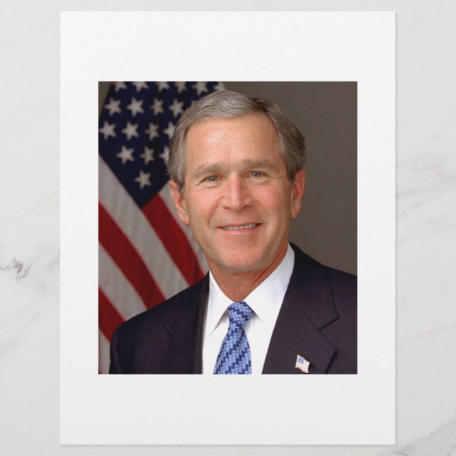 Lámina George W Bush (Anverso)