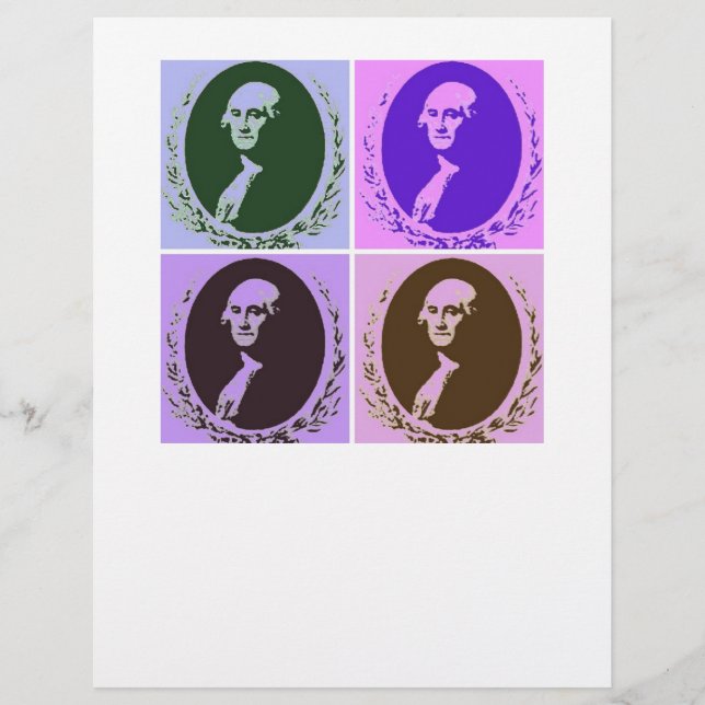 Lámina George Washington (Anverso)