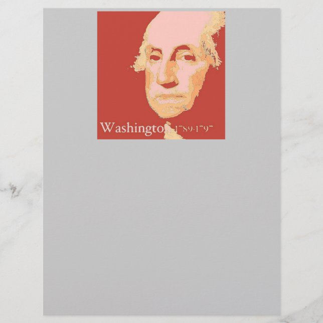 Lámina George Washington (Anverso)