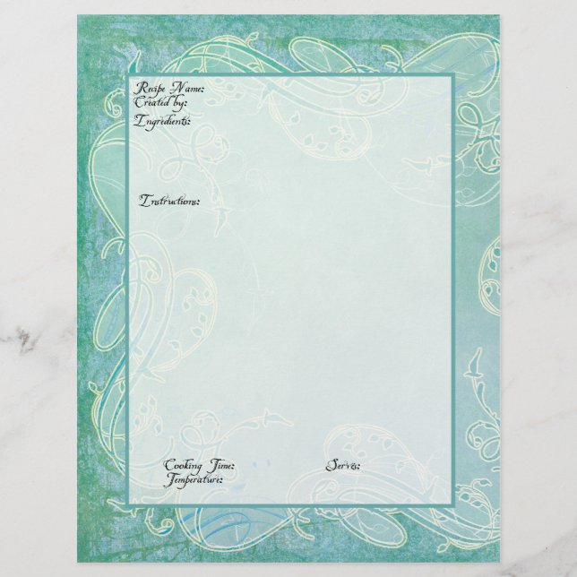 Lámina Gestor de recetas del libro de cocina de patrimoni (Anverso)