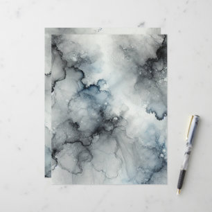 Lámina Ghostly Mist Halloween Alcohol Ink Scrapbook