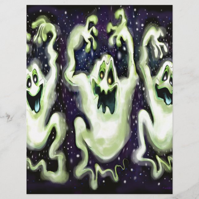 Lámina Ghostly Trio (Anverso)