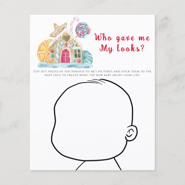 Lámina Ginger house - que me dio mi apariencia de juego (Anverso)