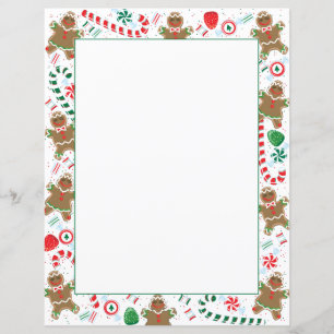 Lámina Gingerbread Cookie Letterhead