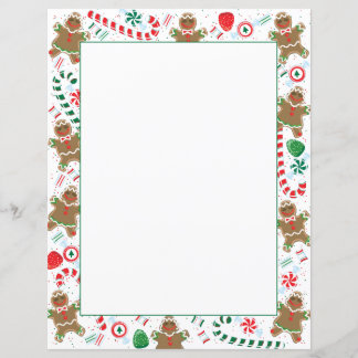 Lámina Gingerbread Cookie Letterhead