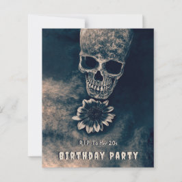 Lámina Girasol de cráneo gótico QEPD presupuesto de sus 2