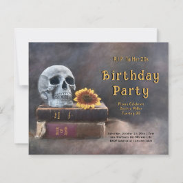 Lámina Girasol presupuestado para cráneo gótico QEPD a su