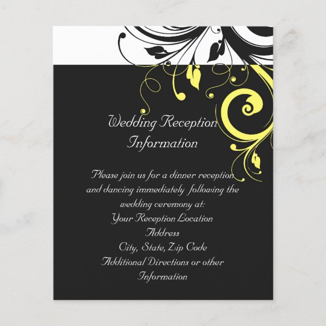 Lámina Giro inverso negro y amarillo (Anverso)