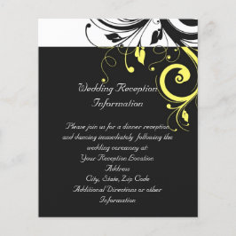 Lámina Giro inverso negro y amarillo