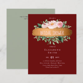 Lámina Glamour Girly Boda Rosa de presupuesto de LeahG