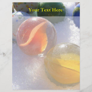 Lámina Glass Marbles Letterhead